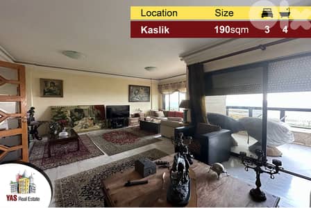 Kaslik 190m2 | Luxury Apartment | Ideal Location | Sea View | K