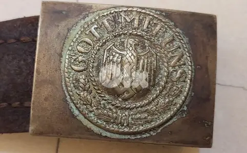 German Nazi  Army  leatherbelt WW II