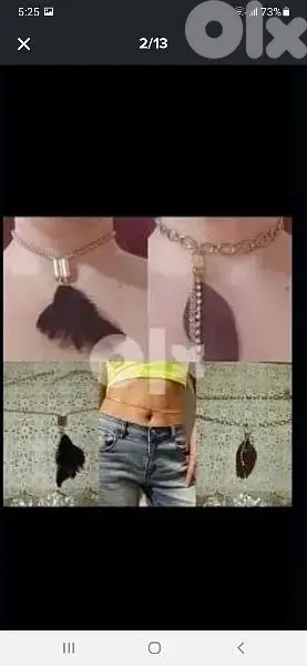 belly belt or necklace 2 styles