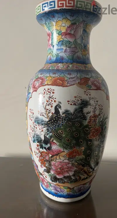 multicolor vase