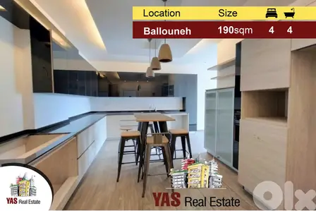 Ballouneh 190m2 | 80m2 Terrace | Luxury | Open View | Brand New |