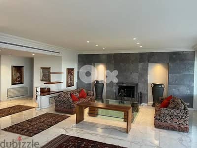 300Sqm | Super Deluxe Apartment For Rent in Rabieh| Panoramic Sea View