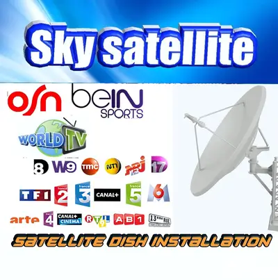 SKY-SAT EU-R55( تركيب ستلايت )