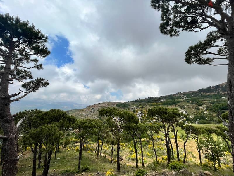 3755 Sqm Land for sale in Aintoura El Metn | Mountain panoramic view 1