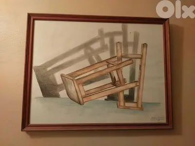 Wall Decoration Painting  - Handmade  - لوحة رسم يد