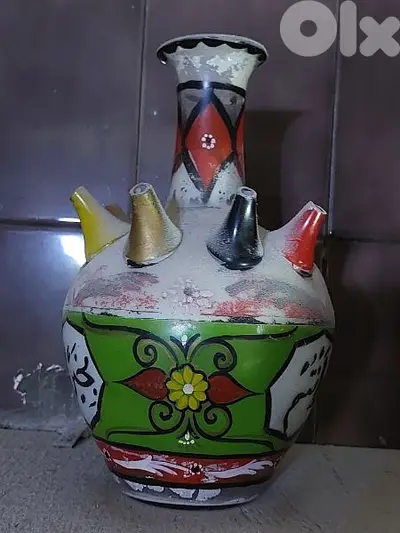 Old Colored Glass Jugs  ( 2 ) ابريق زجاج ملون قديم عدد