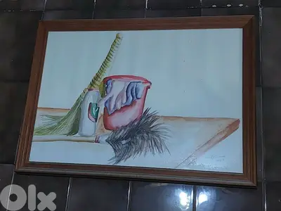 Wall Decoration Painting  - Handmade  - لوحة رسم يد