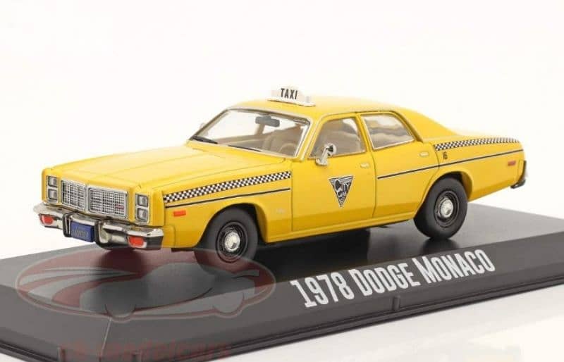 Dodge Monaco Taxi Cab diecast car model 1;43. 1