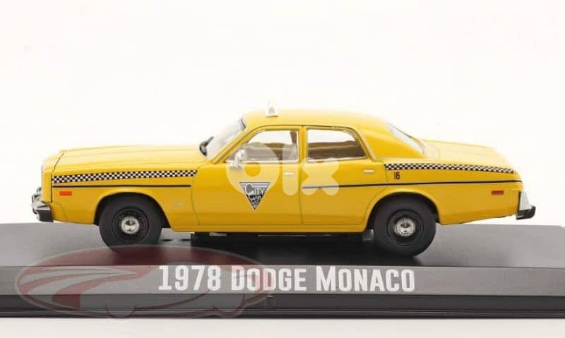Dodge Monaco Taxi Cab diecast car model 1;43. 2