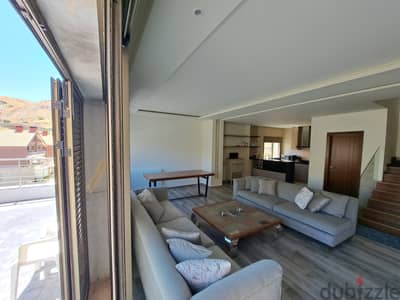 Modern Chalet in Zaarour with panoramic view for rent l Fully furnishe
