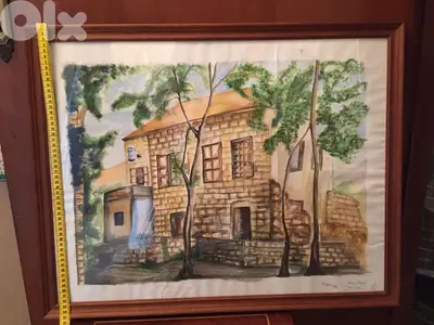 Wall Decoration Painting  - Handmade  - لوحة رسم يد