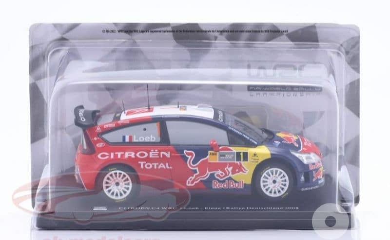 Citroën C4 WRC  (Germany 2008) diecast car model 1:24. 5