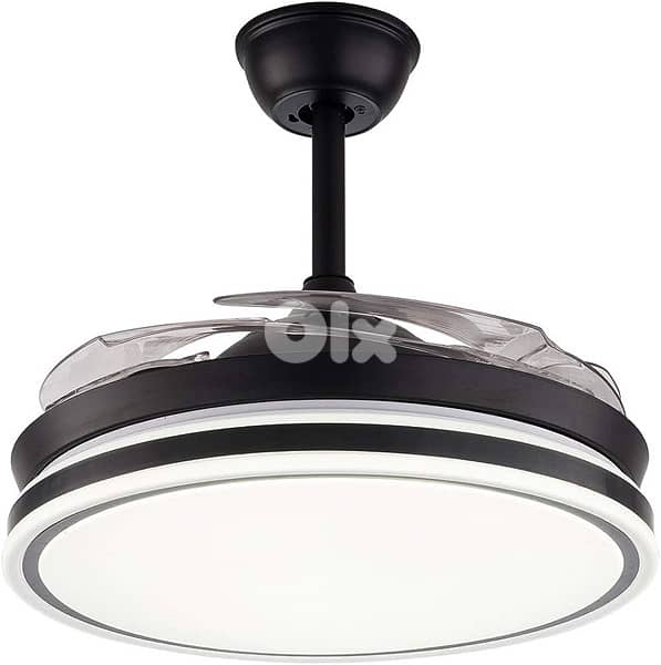 Wave Invisible Ceiling Lamp Fan 1
