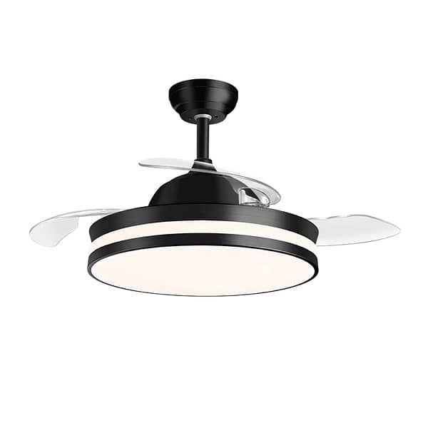 Wave Invisible Ceiling Lamp Fan 2