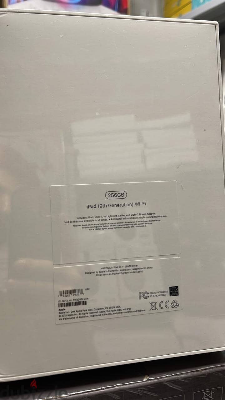 IPad 9 256gb wifi silver 1