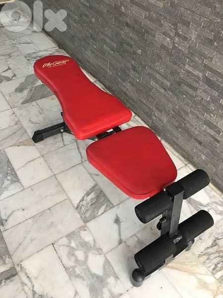 adjustable bench like new 70/443573 RODGE 2