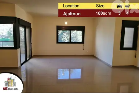 Ajaltoun 180m2 | New | Super Luxurious | Catch | Mountain View |