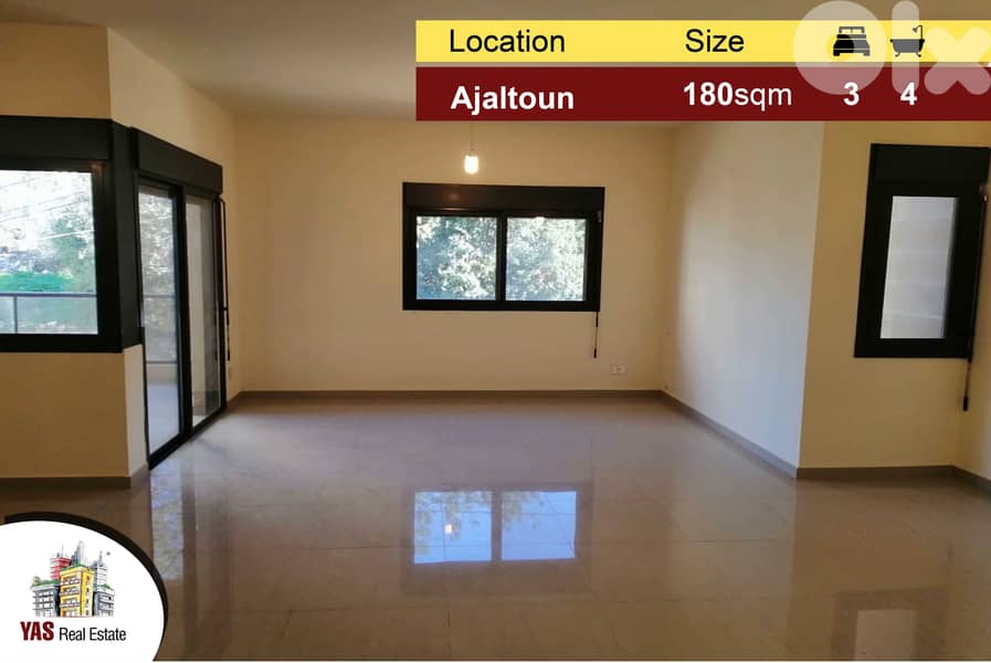 Ajaltoun 180m2 | New | Super Luxurious | Catch | Mountain View | 0