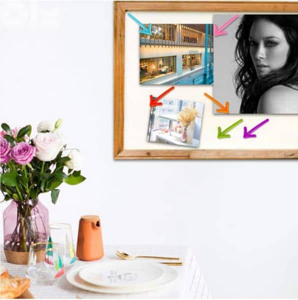 cute arrow and balloons shape fridge magnets 5