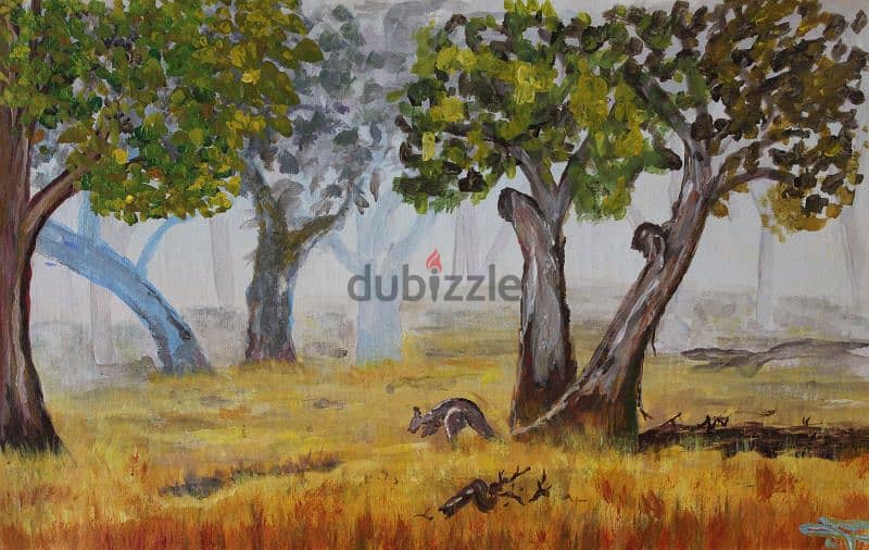 Kangaroo - painting 0