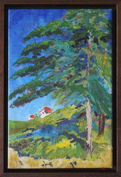 The old red house - painting 1