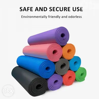 Rubber yoga mat