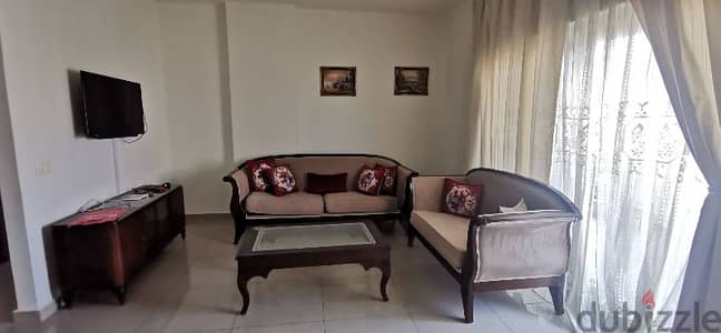 Zouk Mosbeh furnished apartment 3 bed for 600$