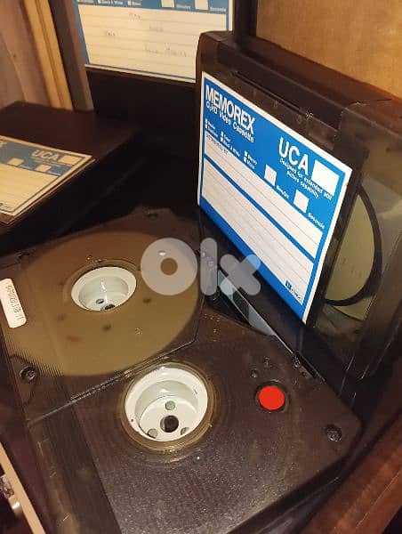 Vintage rare Memorex Q2HD Video Cassette Tape Cartridge UCA Matic HD 0