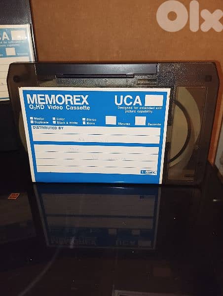Vintage rare Memorex Q2HD Video Cassette Tape Cartridge UCA Matic HD 3