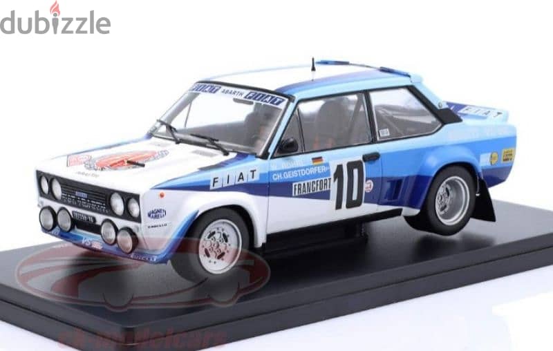 Fiat 131 Abarth (Rally Monte Carlo 1980) diecast car model 1:24. 1