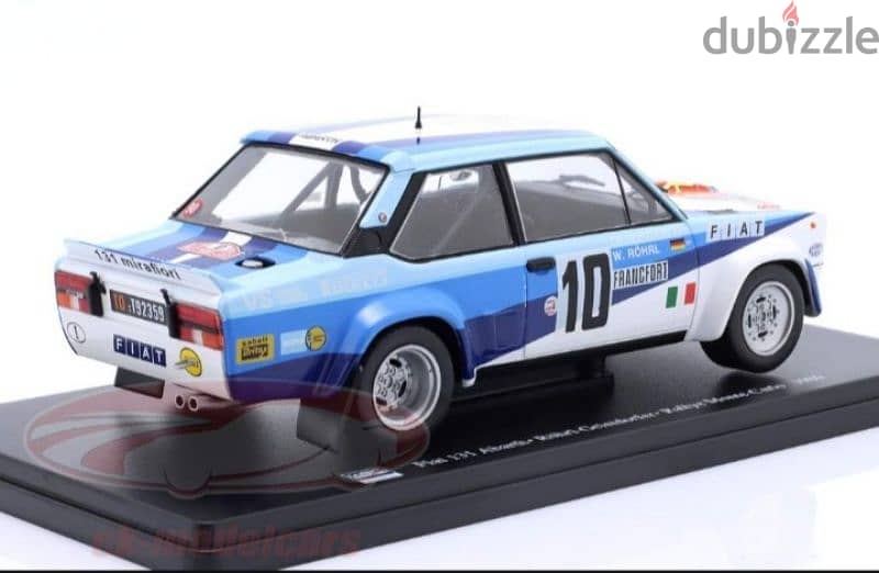 Fiat 131 Abarth (Rally Monte Carlo 1980) diecast car model 1:24. 3