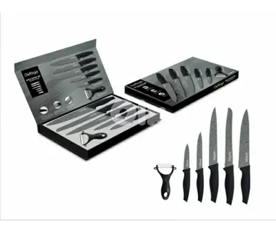 CHEFFINGER Ergonomic Antibacterial Non-stick 6 pcs Knife /4$ delivery.