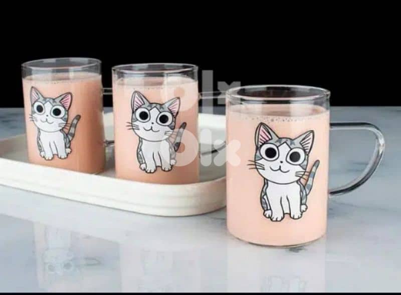 the cutest transparent glass mugs 0