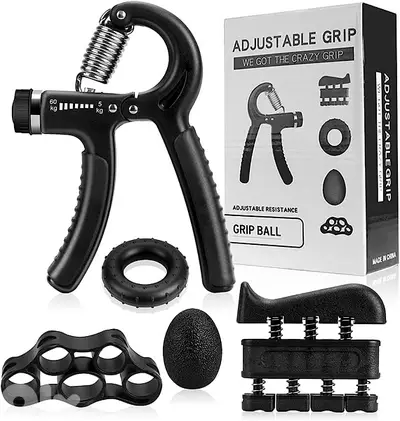 Hand grip strengthener kit