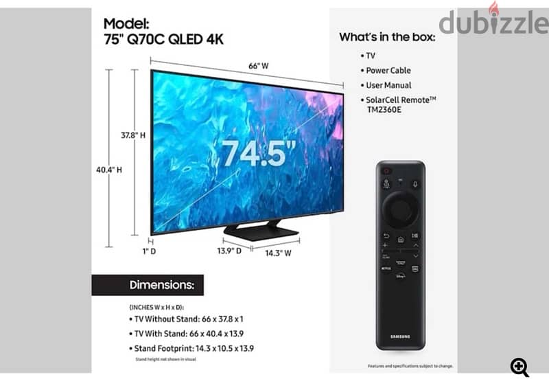 Samsung Q7F Qled 4K TV 4