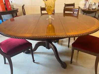 dining table with chairs