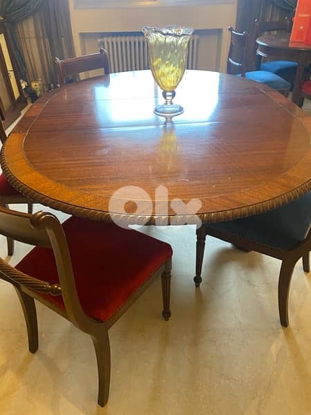 dining table with chairs 2