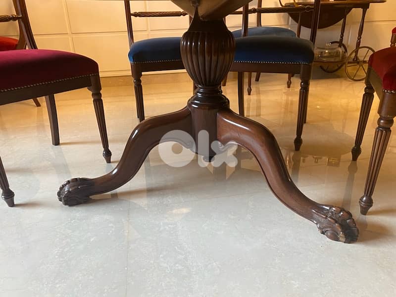 dining table with chairs 4
