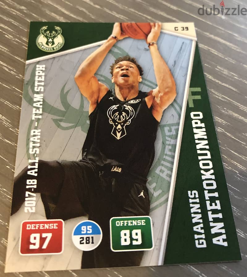 Giannis Antetokounmpo Panini 2018 NBA Card 0