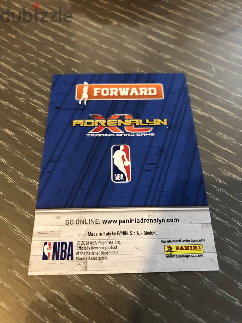 Giannis Antetokounmpo Panini 2018 NBA Card 1