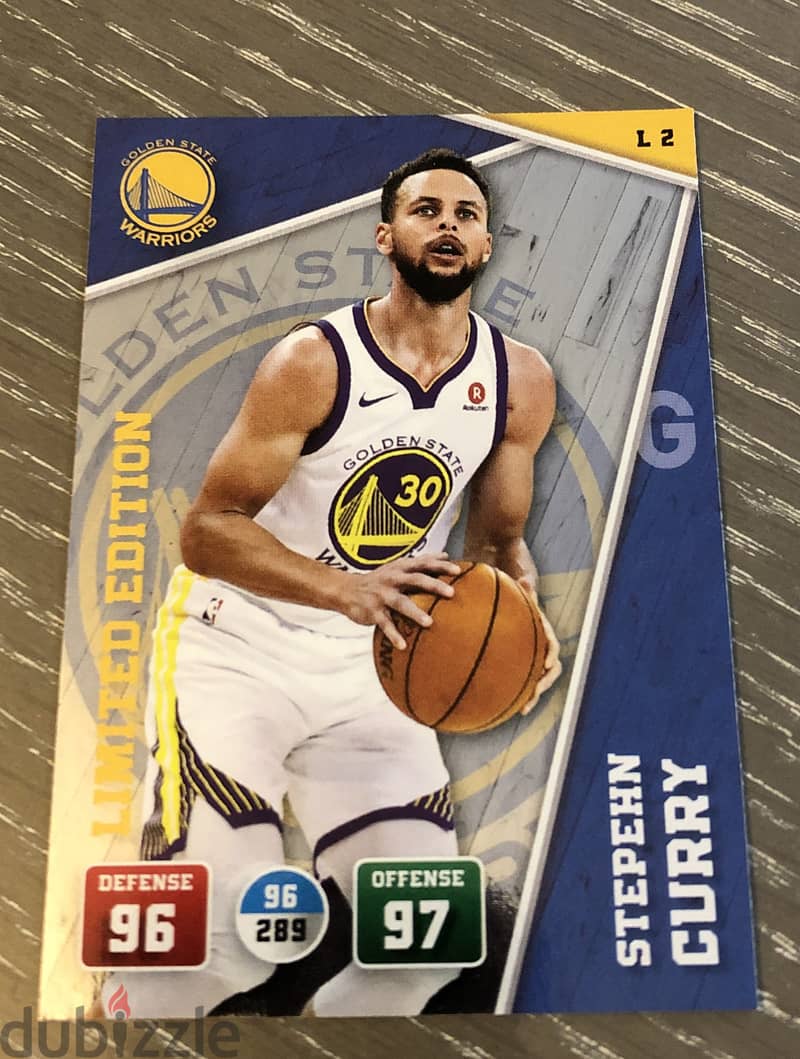 Stephen Curry Panini NBA 2018 Limited Edition Card L2 0