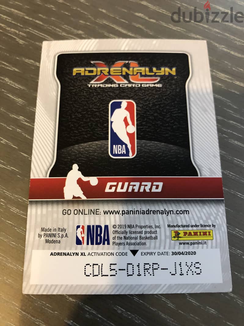 James Harden Panini NBA 2019 Card 1
