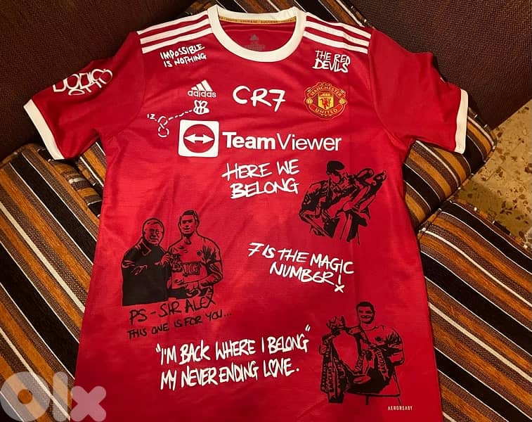 ronaldo manchester united adidas trophies special edition jersey 0