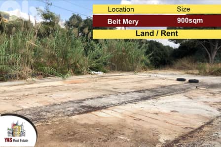 Beit Mery 900m2 | Land | 20/40 | Commercial | Rent | MJ