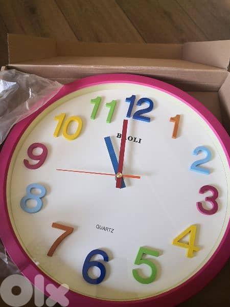 wall watch clock analog ساعة حائط 0