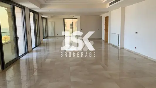 L12921-Luxurious Apartment With Terrace for Sale In Waterfront Dbayeh