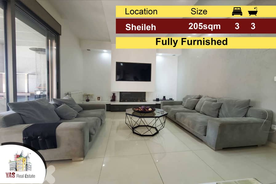 Sheileh 205m2 | Luxury | Fully Furnished | Open View |TO 0