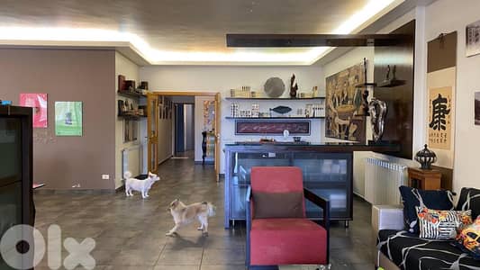 L12923-Spacious Decorated Apartment With Big Terrace for Sale In Fanar