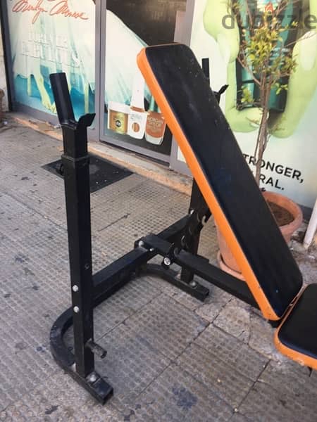 adjustable bench adjustable rack with biceps and legs 2