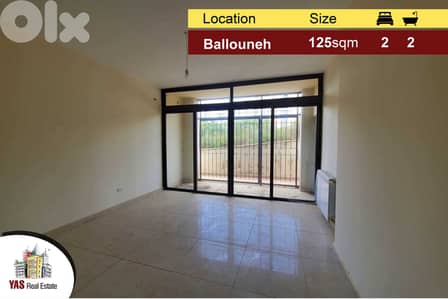Ballouneh 125m2 New | Luxurious | Prime | Catch |